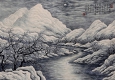 陶冷月國(guó)畫作品 雪夜圖2 高清下載