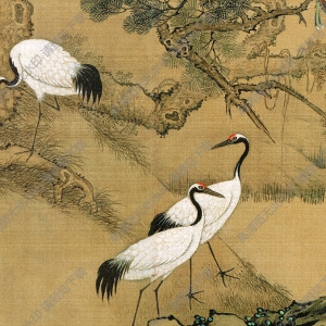 沈銓 百鳥(niǎo)朝鳳 國(guó)畫(huà)高清大圖下載