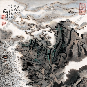 陸儼少國(guó)畫(huà)高清圖片9下載