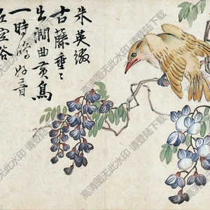 清 李鱓《花鳥畫冊十開》-5 國畫高清大圖下載