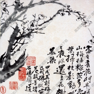 清 石濤《花鳥(niǎo)圖》-12國(guó)畫高清大圖下載