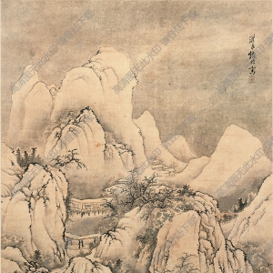 宋 佚名《雪景圖》國(guó)畫(huà)高清大圖下載