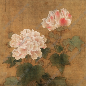 南宋 李迪《紅白芙蓉圖》國(guó)畫(huà)高清大圖下載