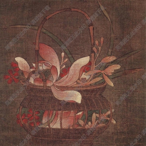 宋 佚名《花藍(lán)圖》國(guó)畫高清大圖下載