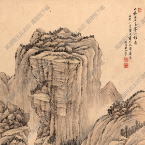 王翚超高清《良常山館圖》百度云網(wǎng)盤(pán)下載