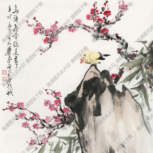 蕭平作品 鳥語(yǔ)花香總是春 高清大圖下載