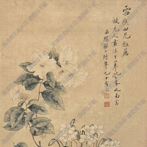 顧洛國(guó)畫(huà)作品 仙靈圖 高清下載