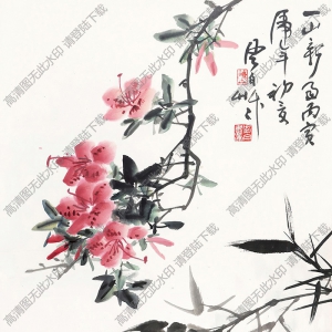 蔣風(fēng)白國(guó)畫(huà)作品 一山新雨 高清下載