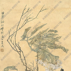 任頤國(guó)畫(huà)作品 花鳥(niǎo)畫(huà) 高清下載