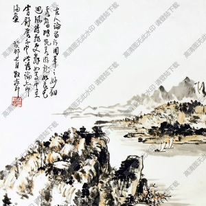 林散之國畫作品 山水畫2 高清下載