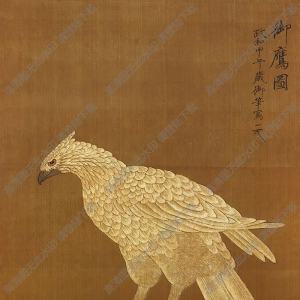 呂紀(jì)國(guó)畫(huà)作品 御鷹圖 高清下載