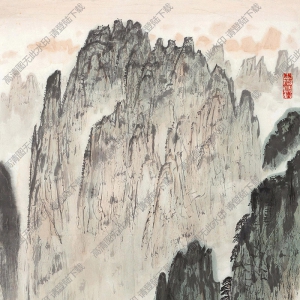 黃養(yǎng)輝國畫 黃山風景 高清大圖下載