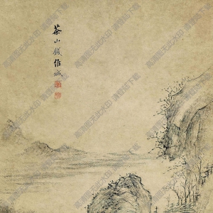 錢(qián)維城國(guó)畫(huà) 策杖訪友 高清大圖下載