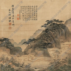 錢(qián)維城國(guó)畫(huà) 春江漁隱圖 高清大圖下載