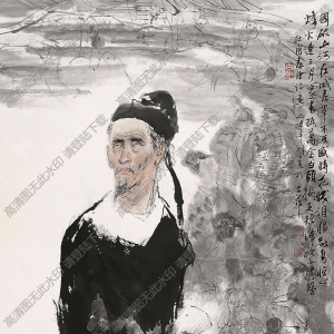 王明明國(guó)畫作品 杜甫詩意 高清下載