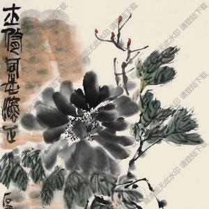 陳子莊作品 花卉3 高清大圖下載