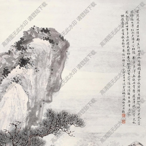 馮超然國(guó)畫(huà) 無(wú)量壽佛2 高清大圖下載