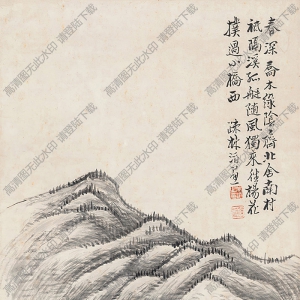 吳滔國(guó)畫(huà) 春江柳岸圖 高清大圖下載