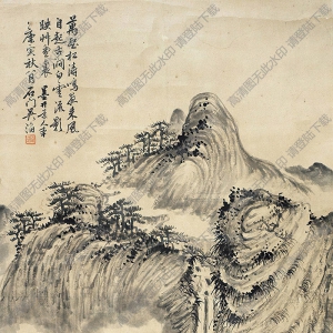 吳滔國(guó)畫(huà) 萬(wàn)壑松濤 高清大圖下載