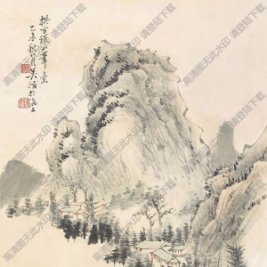 吳滔國(guó)畫(huà) 溪山無(wú)盡 高清大圖下載