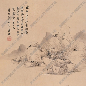 湯滌國(guó)畫(huà) 山水(8) 高清大圖下載