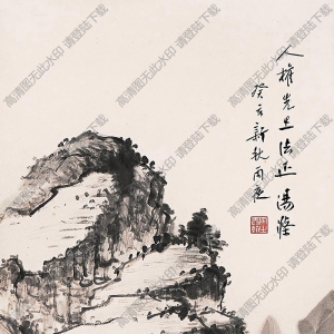 湯滌國(guó)畫(huà) 山水(10) 高清大圖下載