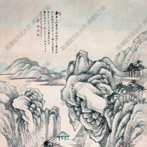 戴以恒國(guó)畫(huà) 山水畫(huà) (12) 高清大圖下載