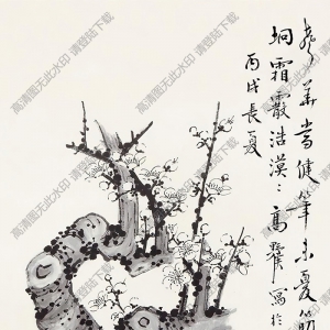 高野侯國(guó)畫(huà) 傲雪凌霜 高清大圖下載