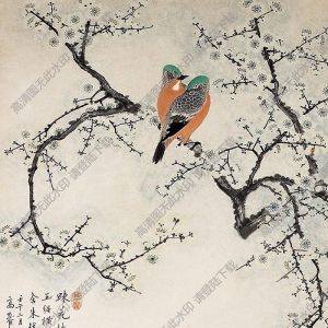 高野侯國(guó)畫 花鳥 高清大圖下載