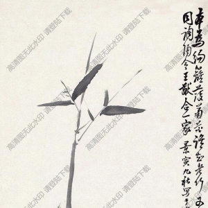 高野侯國(guó)畫 竹菊?qǐng)D高清大圖下載