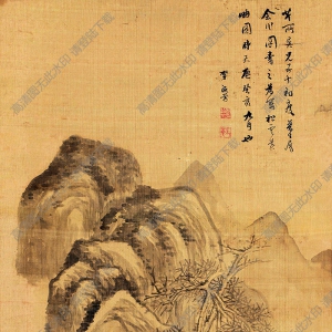 李流芳國(guó)畫(huà) 松云遠(yuǎn)岫 高清大圖下載