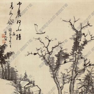 李流芳國(guó)畫(huà) 中麗河山 高清大圖下載