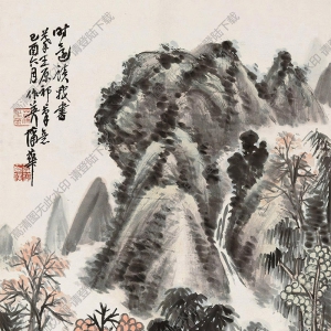 蒲華國(guó)畫 時(shí)還讀我書 高清大圖下載