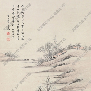 董邦達(dá)作品 秋山圖 高清大圖下載