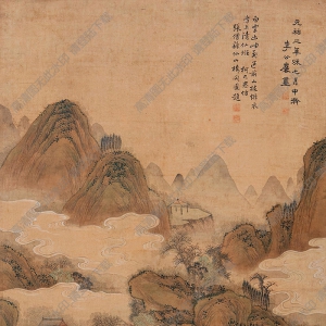 李公麟國(guó)畫(huà) 仙山樓閣圖 高清大圖下載