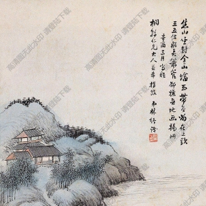 林紓國(guó)畫(huà) 金焦風(fēng)帆圖 高清大圖下載