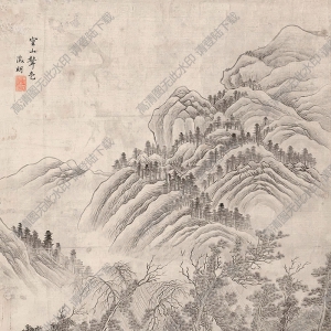 文征明國(guó)畫(huà) 山水 (10) 高清大圖下載