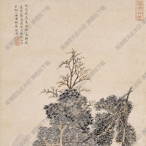 文征明國(guó)畫(huà) 山水圖 高清大圖下載