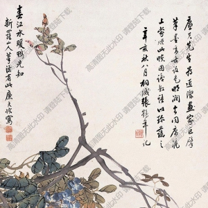 陸恢國(guó)畫(huà) 春江水暖 高清大圖下載