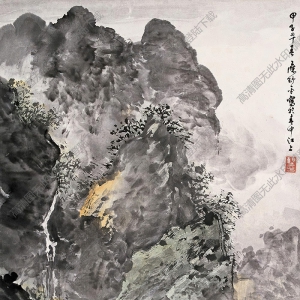 應(yīng)野平國(guó)畫 山水 高清大圖下載