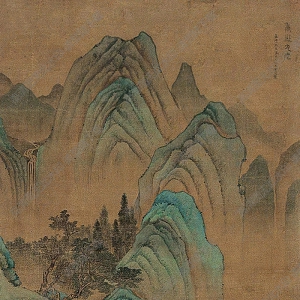 仇英國(guó)畫(huà) 香山九老 高清大圖下載