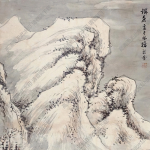 高其佩國(guó)畫 山水 (10) 高清大圖下載