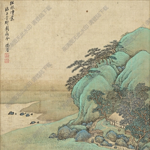 清 楊晉《仿古山水冊(cè)頁(yè)十一開(kāi)》-3國(guó)畫(huà)高清大圖下載