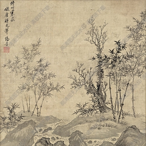 清 楊晉《仿古山水冊(cè)頁(yè)十一開(kāi)》-9國(guó)畫(huà)高清大圖下載