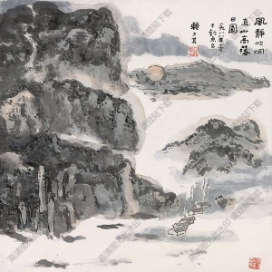 賴少其國(guó)畫 山水 (11) 高清大圖下載