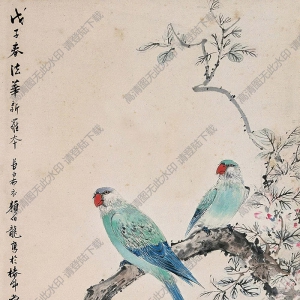 顏伯龍國(guó)畫 花鳥 (2) 高清大圖下載