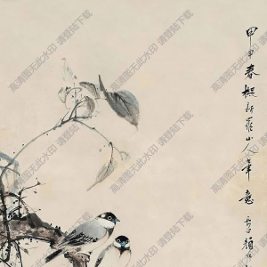 顏伯龍作品 花鳥(niǎo) (1) 高清大圖下載