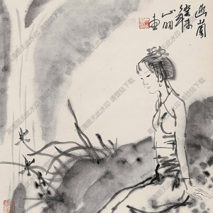 吳山明國(guó)畫(huà) 仕女 高清大圖下載