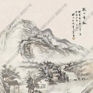 李方膺國(guó)畫(huà) 秋山奇趣圖 高清大圖下載