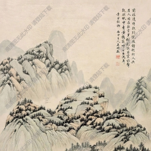 王時(shí)敏作品 山水 (12) 高清大圖下載